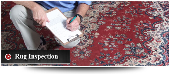 Rug Cleaner Process: Rug Inspection